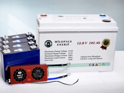 MILOPALS Lifepo4 12.8V 102Ah AKÜ